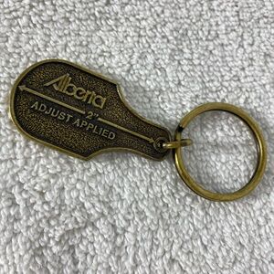 Vintage Think And Drive Metal Alberta Operation Air Brake Keychain